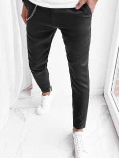 Pánske ležérne nohavice čierne Dstreet UX4002