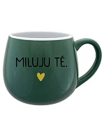 I LOVE YOU - zelený keramický hrnček 300 ml I LOVE YOU - zelený keramický hrnček 300 ml
