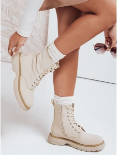Dámské boty MOONSTONE beige Dstreet ZY0367