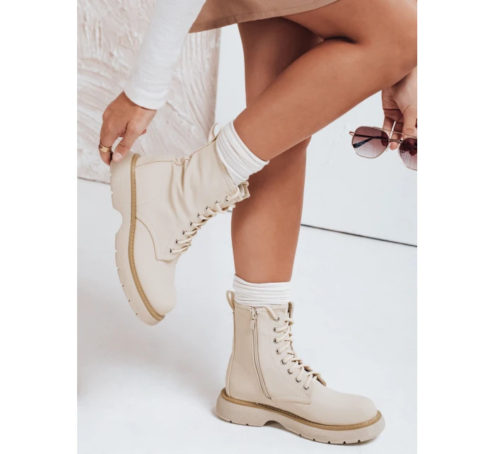 Dámské boty MOONSTONE beige Dstreet ZY0367