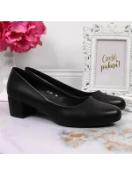 Černé lodičky na klínku W Sergio Leone Černé lodičky na klínku W Sergio Leone