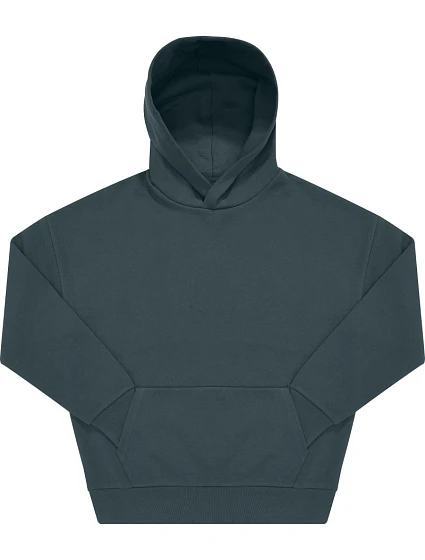 B&C Influence Hoodie – mikina s kapucňou v oversize strihu z hrubej bavlny 01.IH02, farba amalfi teal
