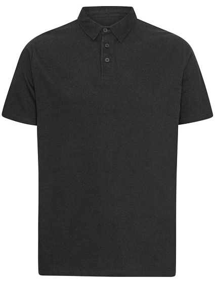 Neutral T 20090 Polo s piké vzorom z hrubej bavlny „Tiger“ 77.T090 čierna