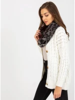 Tunelový šál AT KM 241357.03P čierna a červená Tunelový šál AT KM 241357.03P čierna a červená