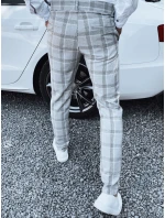 Pánské světle šedé kalhoty Dstreet model 21977296 - FashionStreet Pánské světle šedé kalhoty Dstreet model 21977296 - FashionStreet