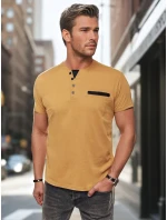 Pánske polo tričko ala khaki FashionStreet RX5632