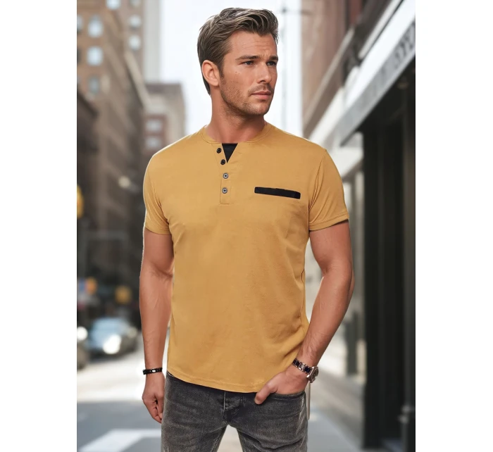 Pánske polo tričko ala khaki FashionStreet RX5632
