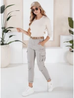 Dámske nohavice CARGOIF sivé FashionStreet UY2711