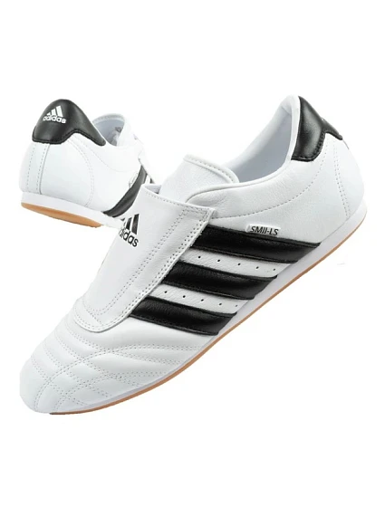 Adidas dámske športové topánky Taekwondo white slip-on leather women's