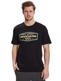 Skechers Tricou Latitude MTS368-017 čierne L