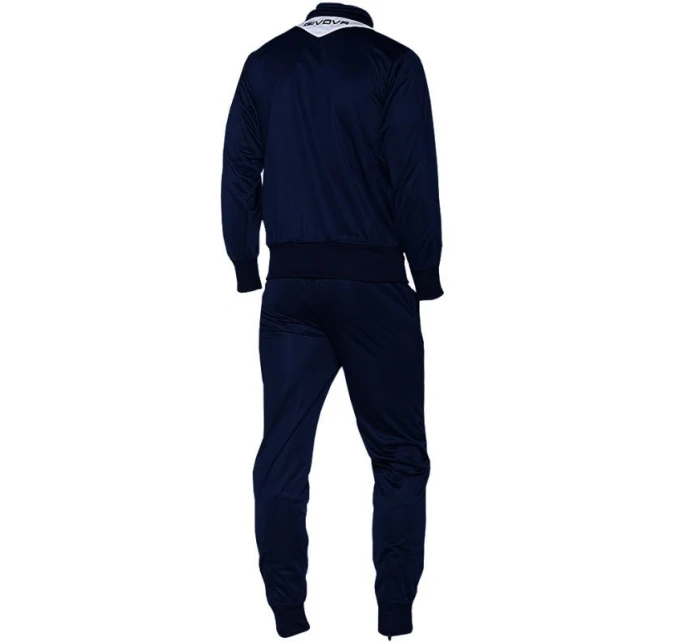 Unisex tepláková súprava Givova Visa v tmavo modrej a bielej farbe 0403 Unisex tepláková súprava Givova Visa v tmavo modrej a bielej farbe 0403