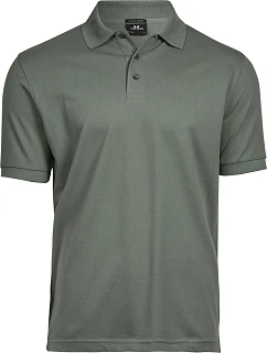 TJ Pánské luxusní těžké strečové piqué polo 18. green model 22500979 - Tee Jays