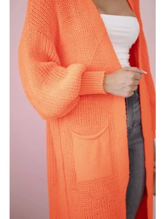 Oranžový dlhý sveter
