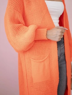 Oranžový dlhý sveter