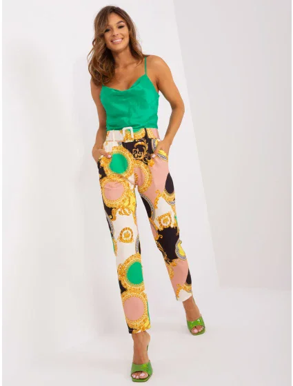 Spodnie DHJ SP model 18725443 czarno beżowy - FPrice