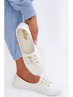 Dámske tenisky LCW-26-02-4043 bielo-zlaté – Lee Cooper