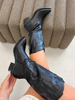 Čižmy na podpätku, model 230961 Step in style