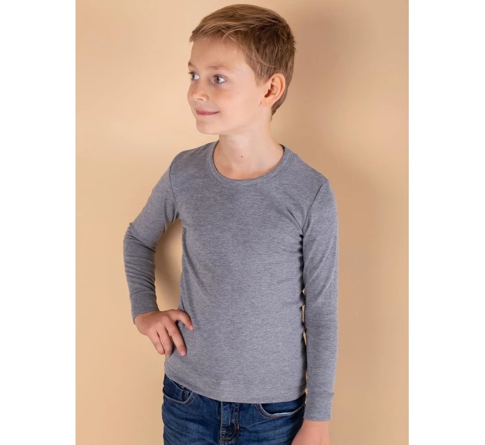 Bluzka BR BZ model 21219657 ciemny szary - FPrice Bluzka BR BZ model 21219657 ciemny szary - FPrice