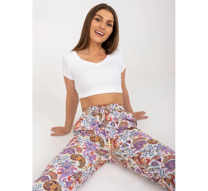 Nohavice D73771M61869M svetlo fialové