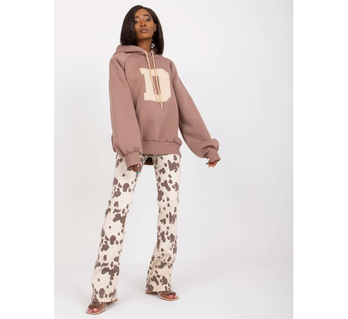 Mikina EM BL 651/D.29X hnedá