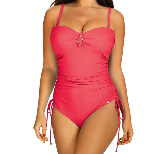 Dámské jednodílné plavky  2 Tmavě růžová  model 21269950 - Self