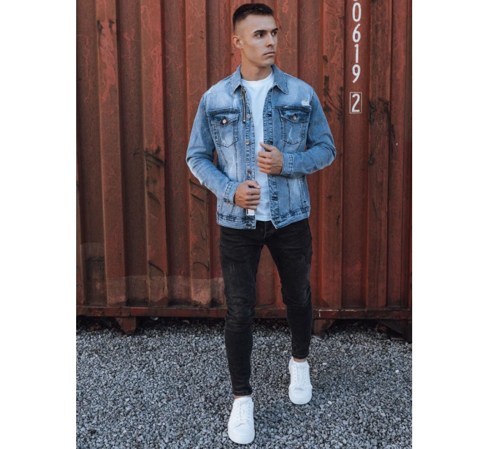 Pánská džínová bunda modrá Dstreet model 21980247 - FashionStreet
