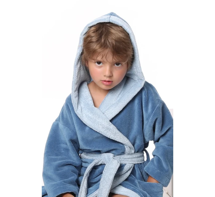 župan Tampa model 20647377 dětský dětské denim světlý - Vestis župan Tampa model 20647377 dětský dětské denim světlý - Vestis