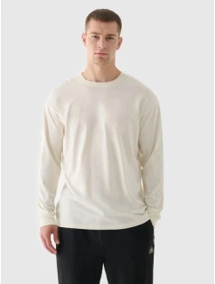 Pánské tričko oversize s potiskem a dlouhým rukávem model 21898139 - 4F