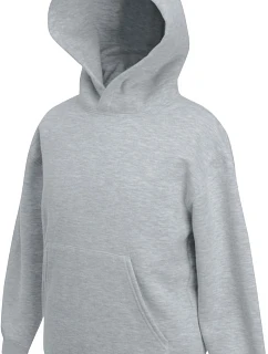 Classic Kids Hooded Sweat Dětská mikina s kapucí model 22534548 heather grey - Fruit of the Loom