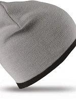Result Headwear RC 046X Obojstranná pletená čiapka 28.046X šedá/čierna