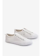 Dámské hladké nízké tenisky Big Star model 21608589 Bílé - Big Star Shoes