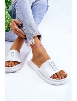 Dámské pantofle Big Star model 21609139 Bílé - Big Star Shoes Dámské pantofle Big Star model 21609139 Bílé - Big Star Shoes