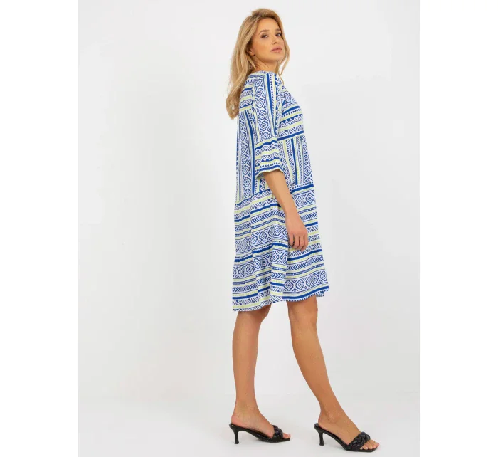 Dámske šaty D73771M30214F tmavo modré - FPrice