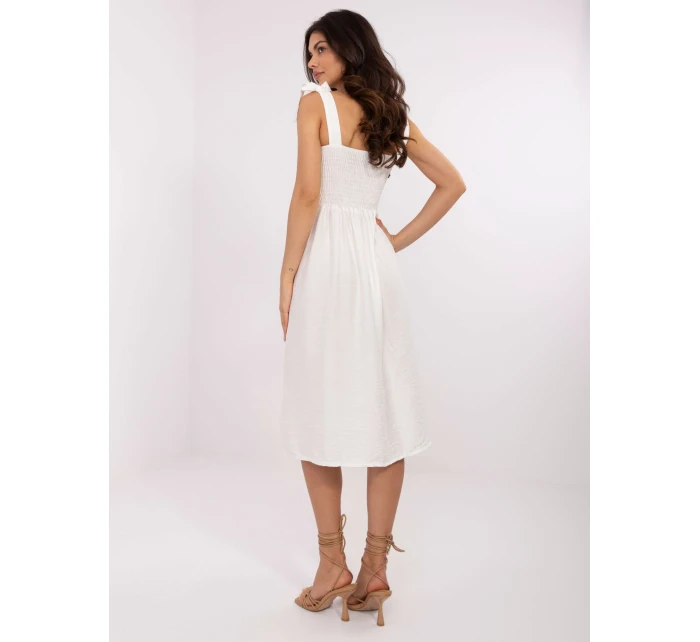 Sukienka MI SK model 21185836 biały - FPrice Sukienka MI SK model 21185836 biały - FPrice