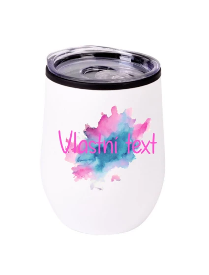 Personalizovaný termohrnek "bowl" - Akvarelový otisk