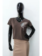 model 21170211 BLOUSE - OFF PINK