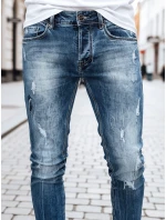 Pánské tmavě modré džínové kalhoty Dstreet model 21968996 - FashionStreet