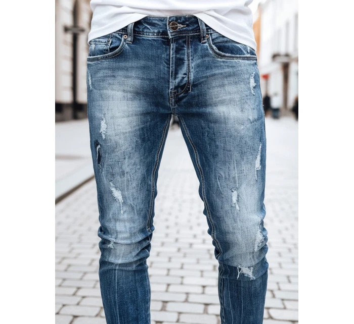 Pánské tmavě modré džínové kalhoty Dstreet model 21968996 - FashionStreet