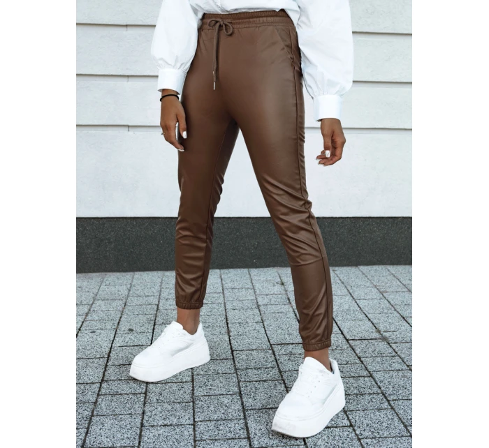 Dámské voskované kalhoty camel Dstreet model 21980111 - FashionStreet