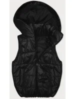 Černá péřová vesta s odepínací kapucí model 19640109 - S'WEST
