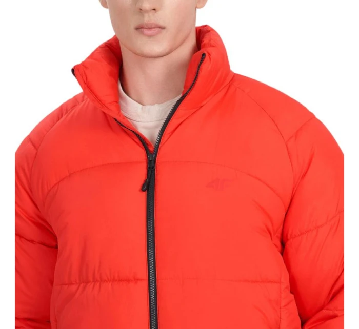Pánska páperová bunda 4F M0707 červená 4FRAW25TDJAM0707 62S pánska