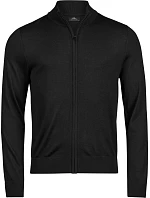 TJ Pánský pletený svetr se zipem 18. black model 22465102 - Tee Jays TJ Pánský pletený svetr se zipem 18. black model 22465102 - Tee Jays
