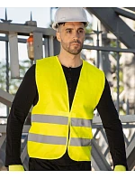 – Jednoduchá bezpečnostní vesta yellow model 22473503 - Korntex – Jednoduchá bezpečnostní vesta yellow model 22473503 - Korntex