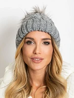 Dámska čiapka AT CZ 1716501 šedá