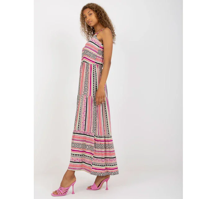 Šaty D73781M30313A viacfarebné