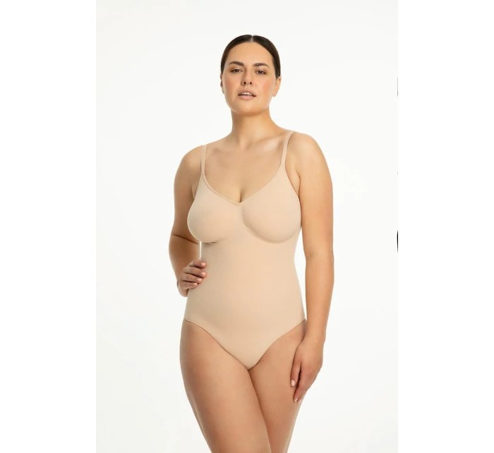 Dámske zoštíhľujúce body bez švov 421 Beige - Julimex