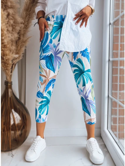 Dámské kalhoty FLOWER GARDEN zelené Dstreet model 21969354 - FashionStreet