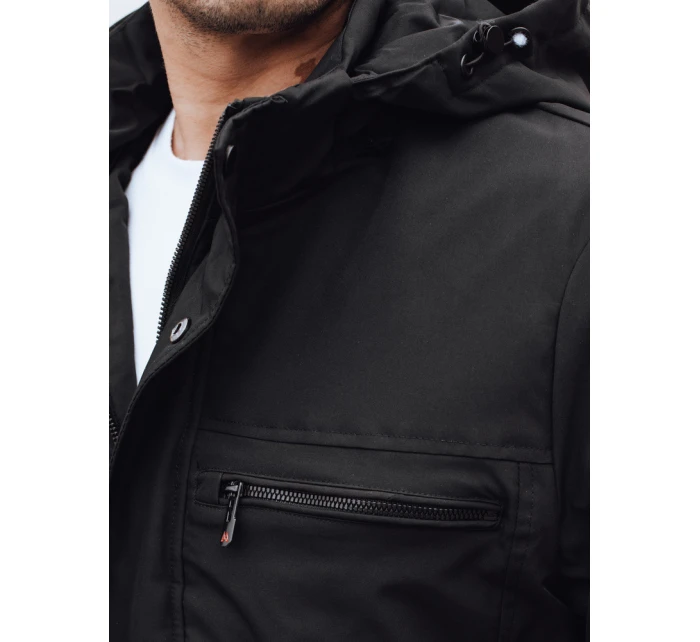 Pánska prechodná bunda čierna FashionStreet TX5031