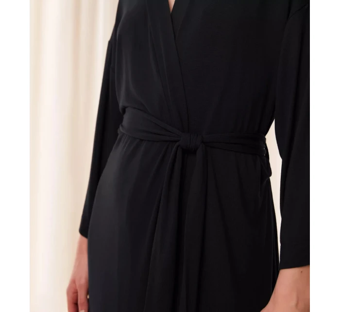 Dámsky župan Aura Spotlight - BLACK - black 0004 - TRIUMPH