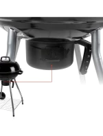 GUĽOVÝ ZÁHRADNÝ GRIL REX STEEL 46CM S POPOLNÍKOM